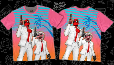 Футболки с полной запечаткой: hit-monkey 2